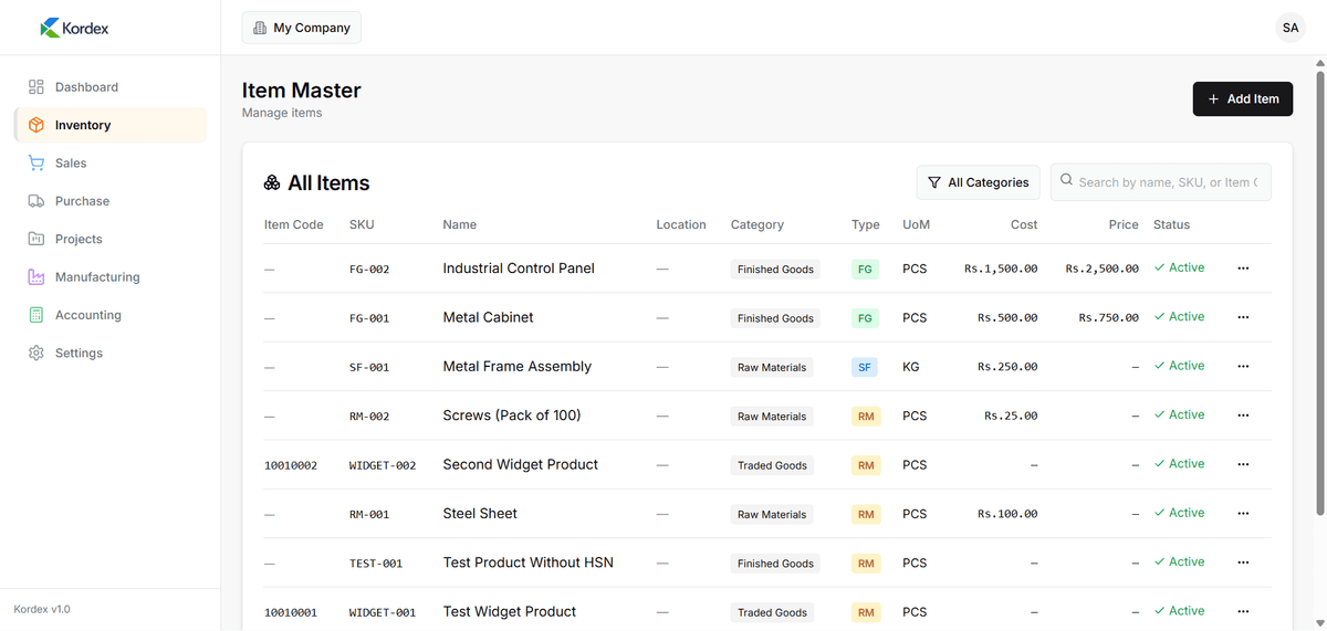 Inventory Management Software with Real-Time Tracking
