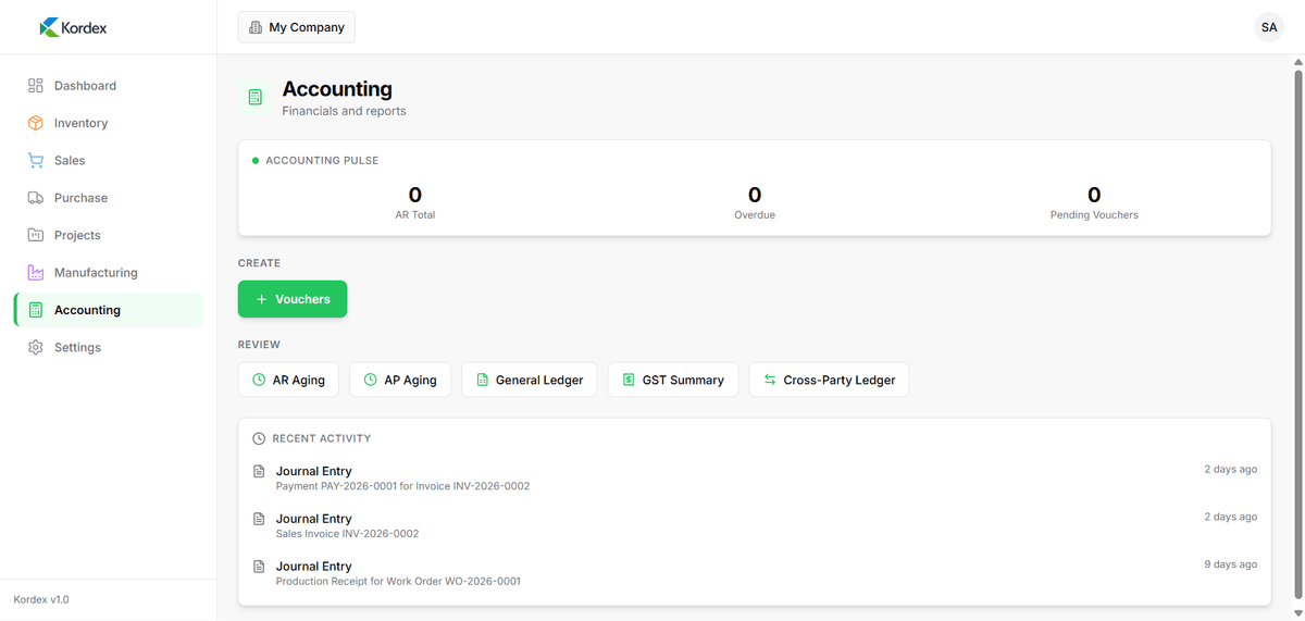 Automated Accounting & Financial Reports
